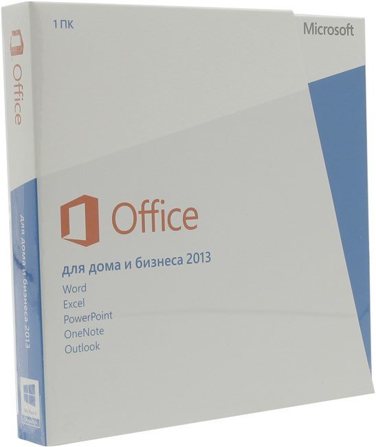 Microsoft Office 2013 Home and Business 32/64 Russian Russia Only EM DVD No Skype