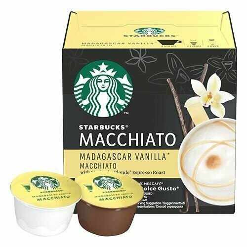 Кофе в капсулах STARBUCKS Macchiato Madagascar Vanilla 3х12, 36 капсул - фотография № 3