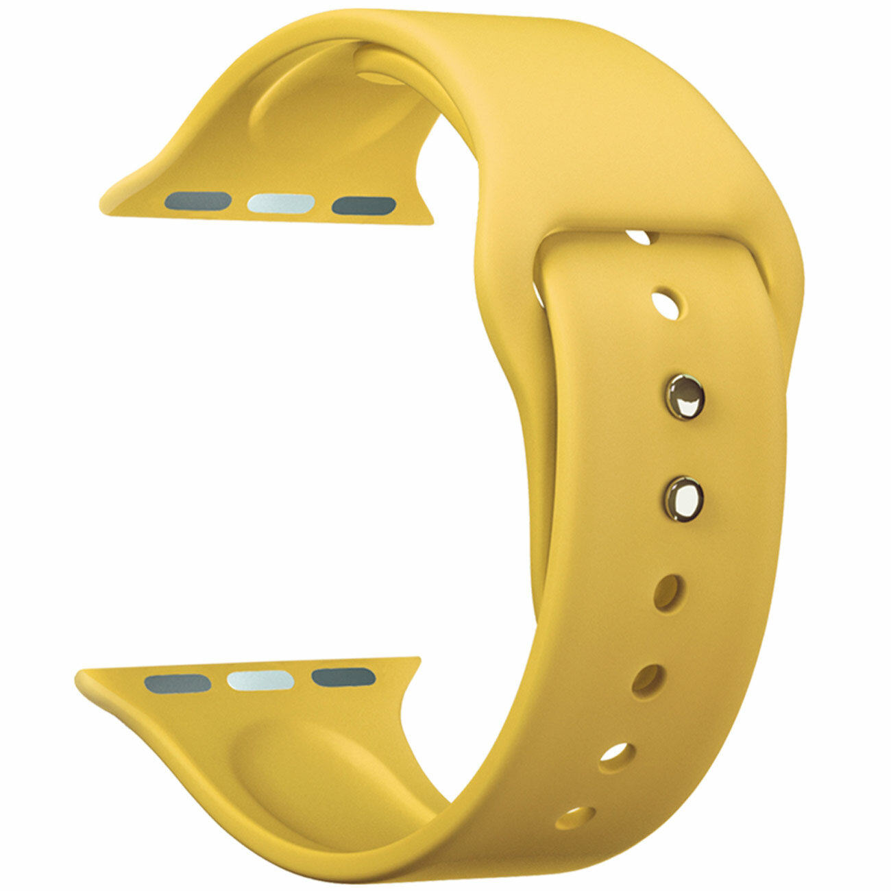 Силиконовый ремешок для Apple Watch 42/44/45 mm LYAMBDA ALTAIR DS-APS08-44-YL Yellow Yellow