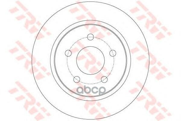 Диск Тормозной Задний Ford Focus Iii Trw Df6139 TRW арт. DF6139