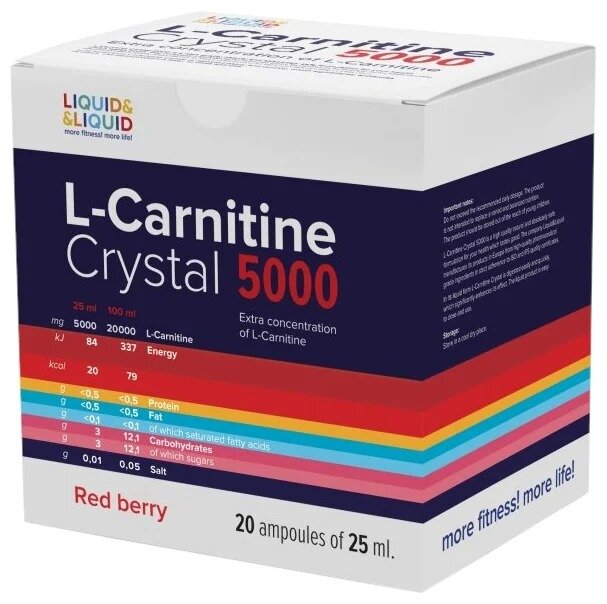 Liquid & Liquid L-Carnitine Crystal 5000 (20  25 ) - 