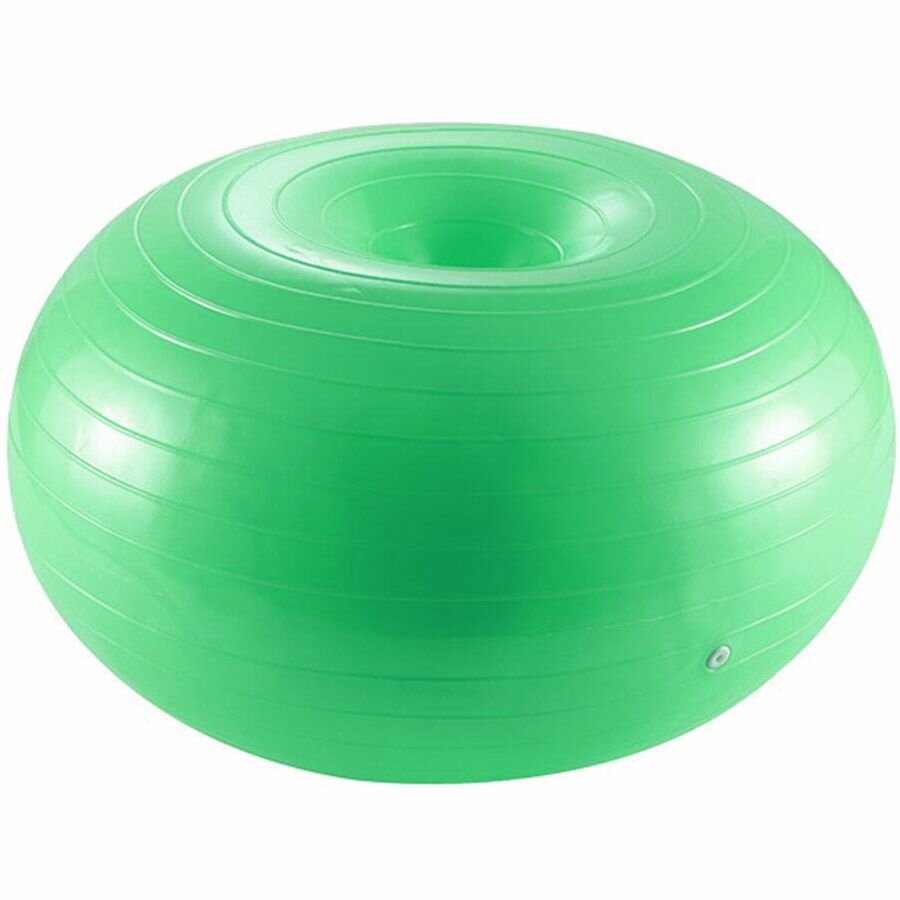 Мяч для фитнеса фитбол-пончик 60 см (зеленый)