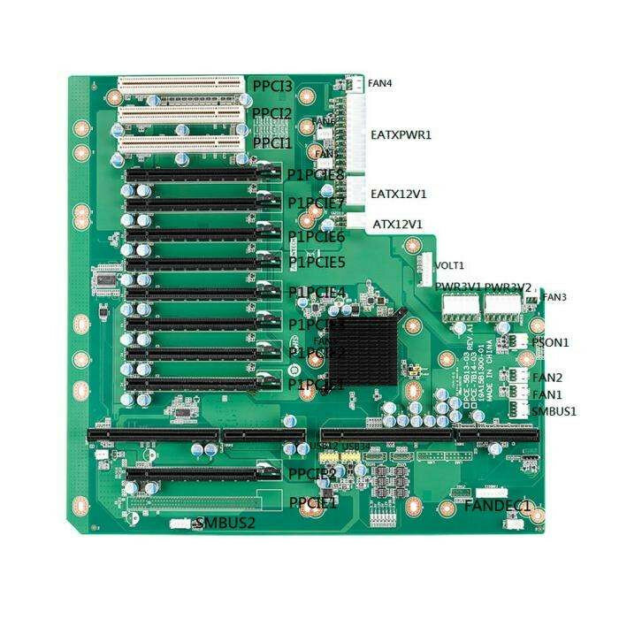 PCE-5B13-03A1E Advantech Объединительная плата PICMG 1.3, 13 слотов, 1xPICMG 1.3, 3xPCI, 1xPCI Express x16, 8xPCI Express x4, до 12В