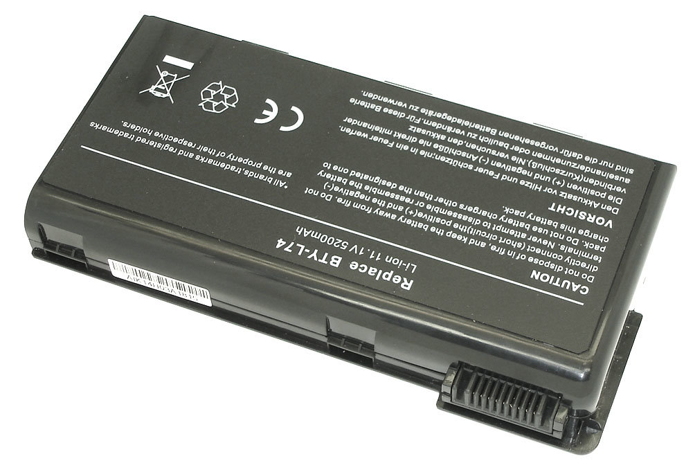 Аккумуляторная батарея MSI BTY-L74 для ноутбука MSI A6200, CX620, CX623, CR600, CR605, CR610, CR700, CX600, CX605 4400-5200mAh