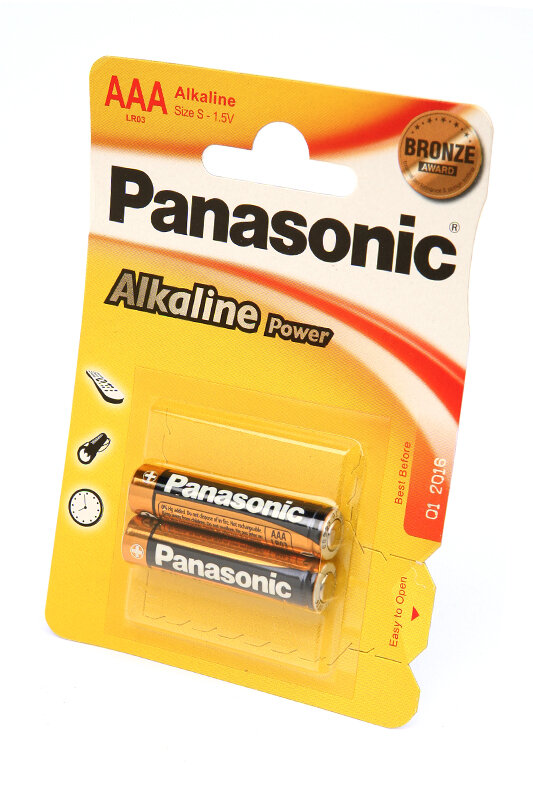 Panasonic Батарейка Panasonic Alkaline Power LR03APB/2BP, 2шт