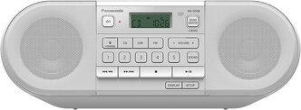 Аудиомагнитола Panasonic RX-D550GS-W белый 20Вт CD CDRW MP3 FM(dig) USB BT