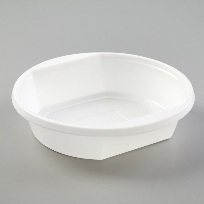 Тарелка одноразовая суповая «Экстра», d=17 см, 500 мл, цвет белый (50 шт)