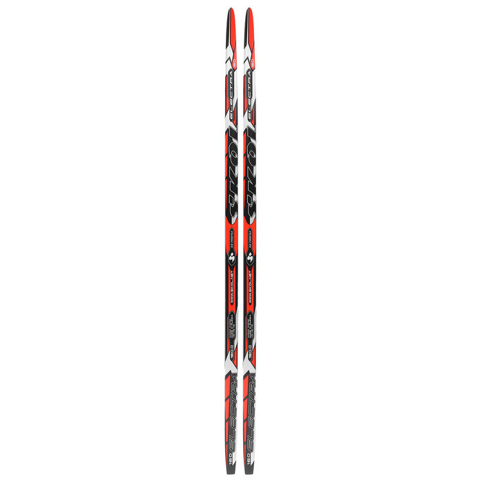Бренд ЦСТ Лыжи пластиковые «бренд ЦСТ», 160 см, без креплений, без насечек, цвета микс