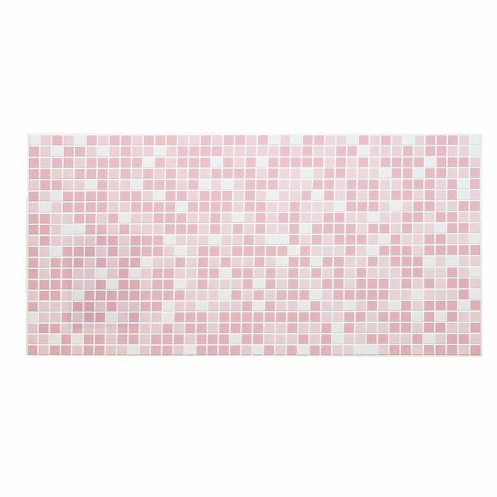 Панель ПВХ Мозаика розовая 955*480 - фотография № 2