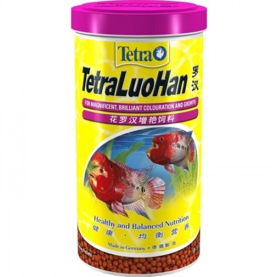 Корм для рыб TETRA LuoHan 1000ml плавающие шарики для цихлид Flower Horn