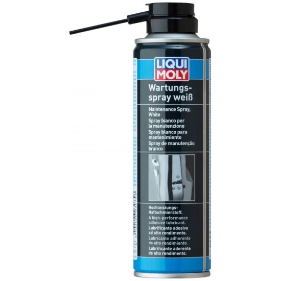 Грязеотталкивающая белая смазка LIQUI MOLY Wartungs-Spray weiss, 0,25 л.