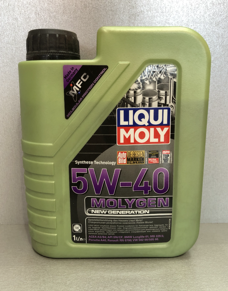   Liqui Moly Molygen New Generation 5W-40 1 . API SN/CF