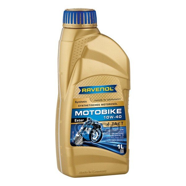 Масло Моторное Motobike 4-T Ester 10W-40 1Л (Синтетика) Ravenol арт. 1172112001