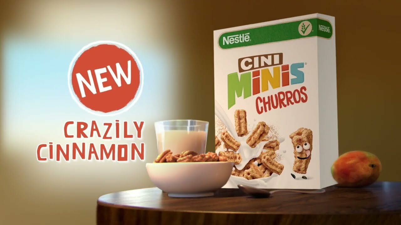 Сухой завтрак Nestle Cini Minis Churros / Нестле Нестле Минис Чуррос 360гр (Германия) - фотография № 2