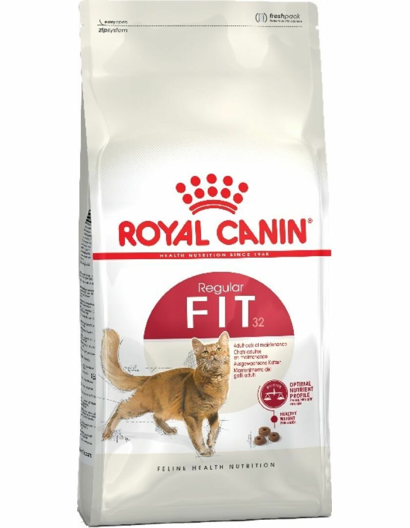 Сухой корм Royal Canin "Fit" для бывающих на улице кошек, 15кг - фотография № 1