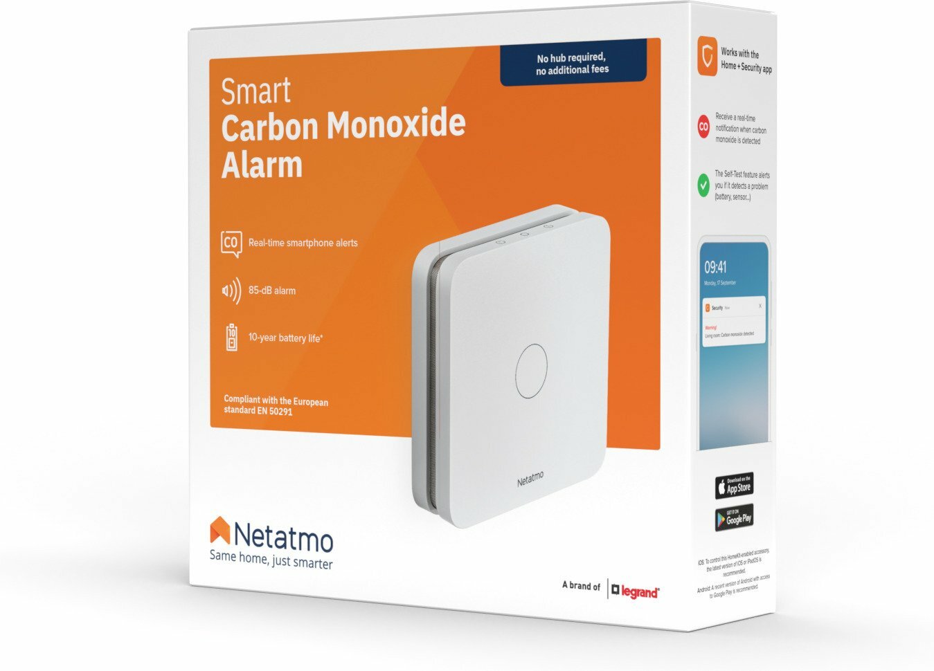 Датчик дыма Netatmo Smart Carbon Monoxide Alarm