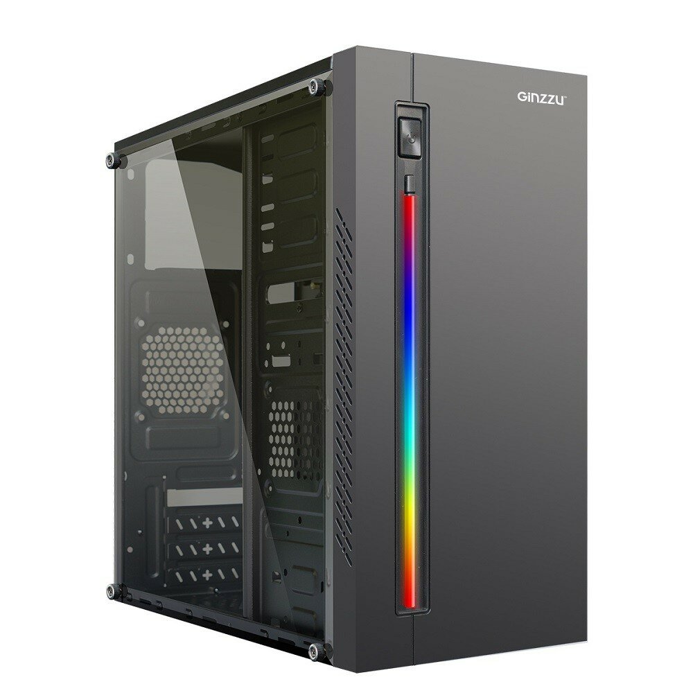 Ginzzu корпус D370 RGB Window w o PSU