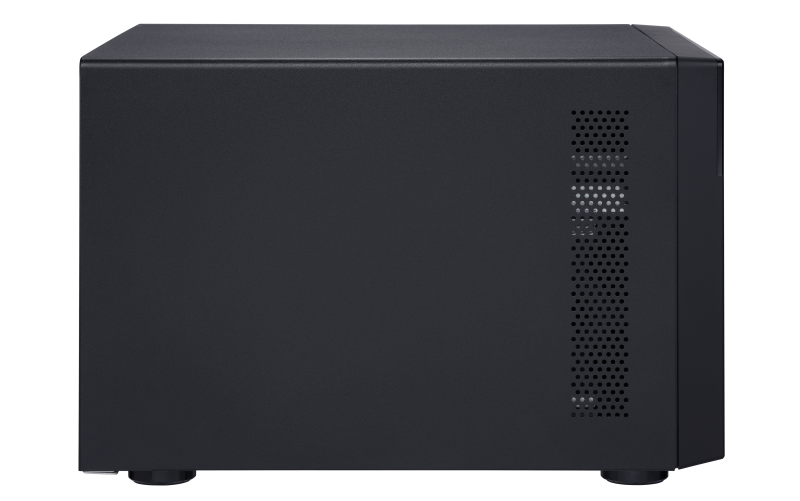 SMB QNAP TVS-672XT-i3-8G 6-Bay NAS, Intel Core i3-8100T 4-core 3.1 GHz Processor, 8GB DDR4 RAM (max 32GB RAM), 6x 2.5"/3.5" SATA HDD/SSD + 2x M.2 PCIe SSD slot, 2xGbE LAN, 1 x 10GBase-T, 2 x Thunderbolt 3 port