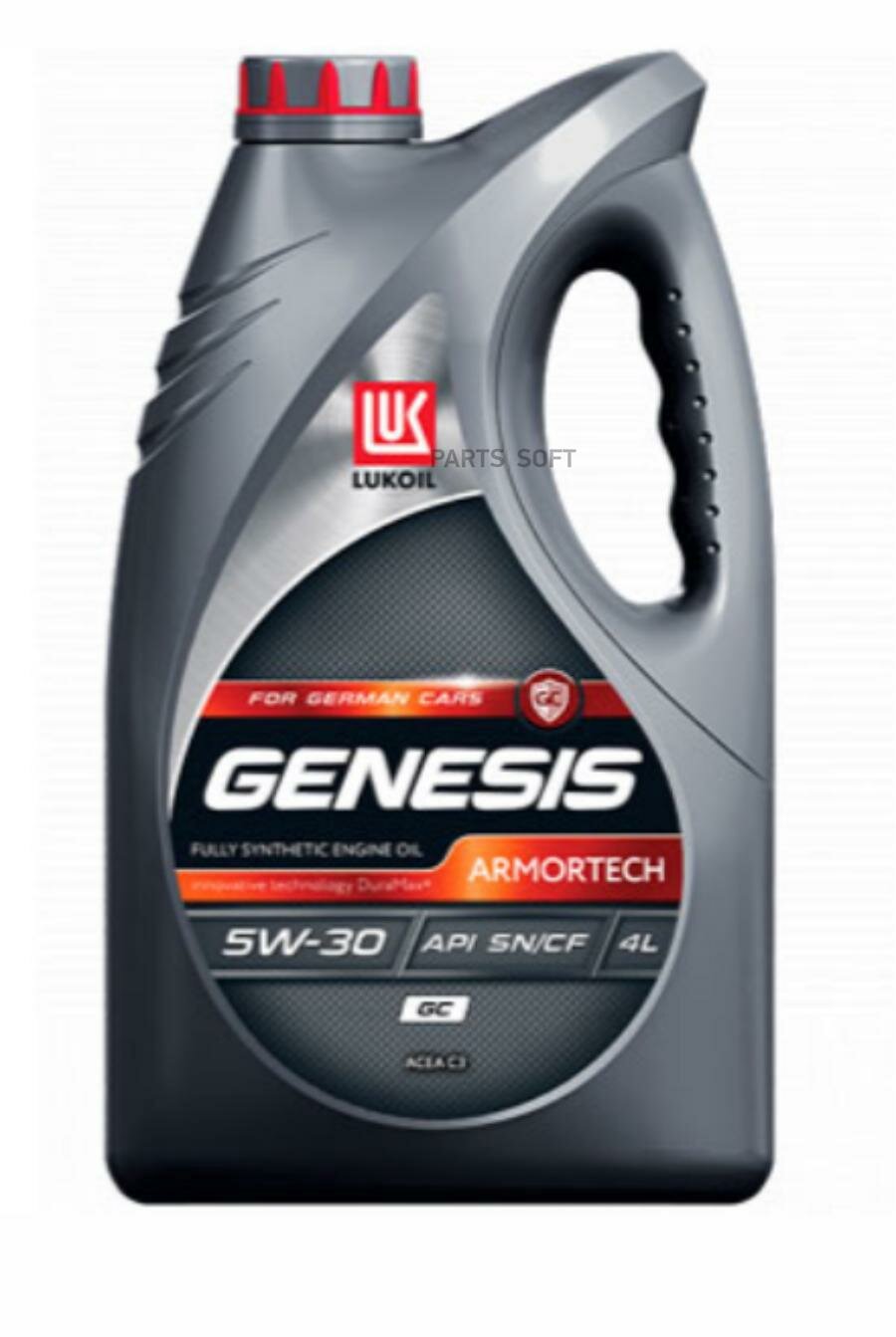 LUKOIL 3149300 Масло Лукойл 5W30 Genesis Armortech GC API SN/CF C3 504.00/507.00 BMW LL-04 4л син