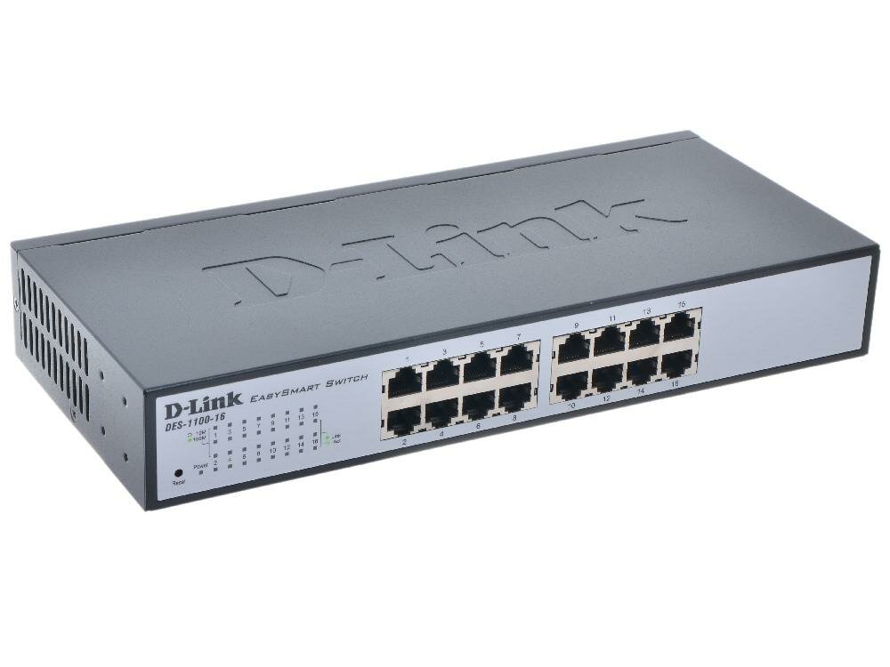  D-Link DES-1100-16/A2A    EasySmart  16  10/100Base-TX