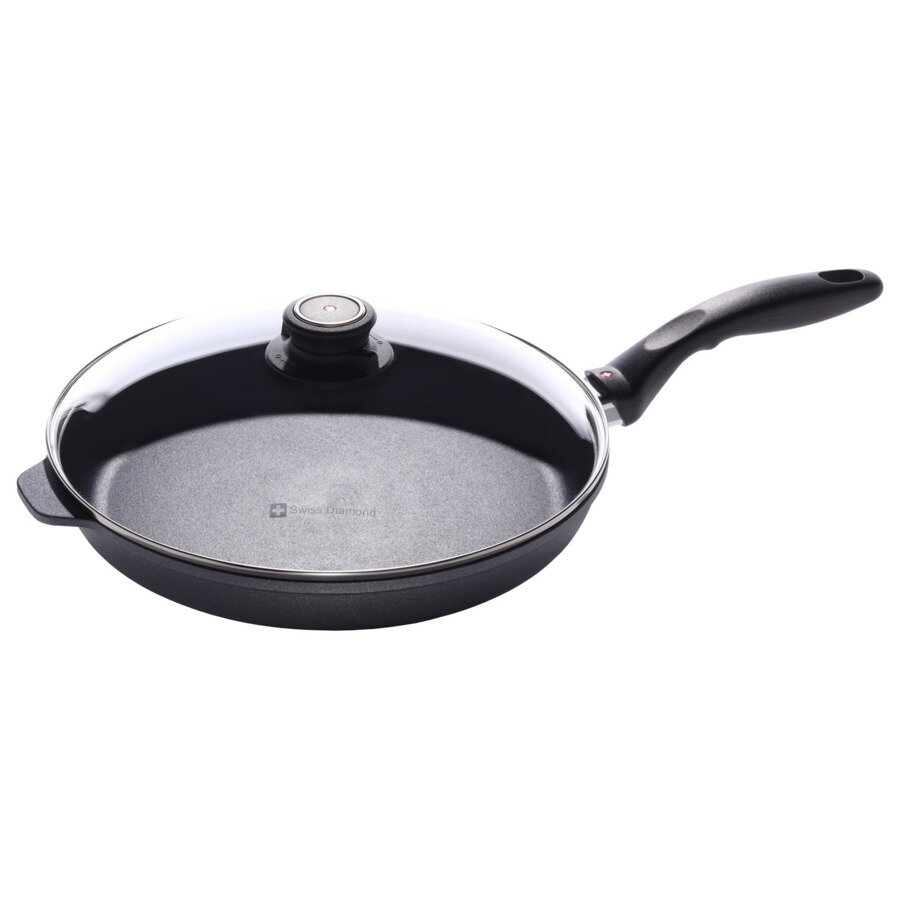 Сковорода с крышкой индукционная Swiss Diamond, 28см