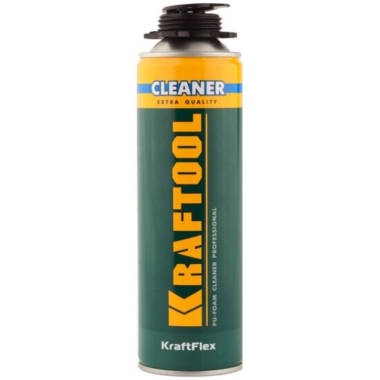 Очиститель монтажной пены Kraftool KraftFlex Premium Cleaner 41189_Z01 500 мл
