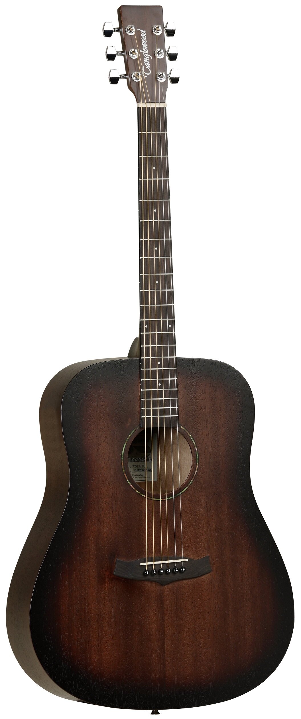 TANGLEWOOD TWCR D акустичкская гитара, тип корпуса - Dreadnought, корпус из махагони, отделка Whiskey Barrel Satin