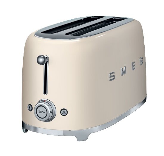 Тостер Smeg на 4 хлебца TSF02CREU (Cream)