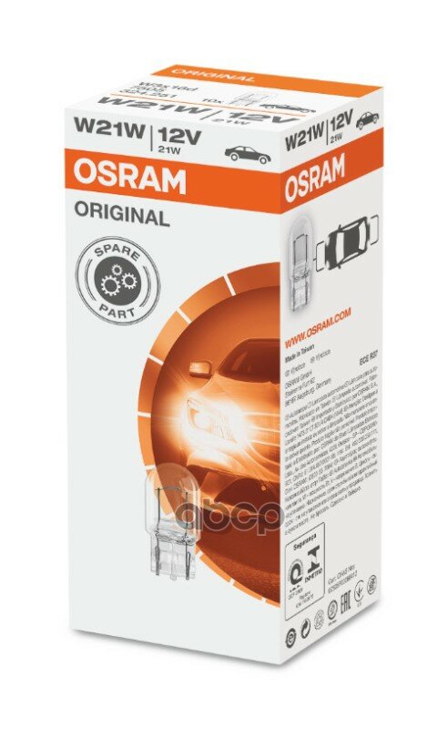 Лампа W21w - (W3x16d) 12v Osram Osram арт. 7505