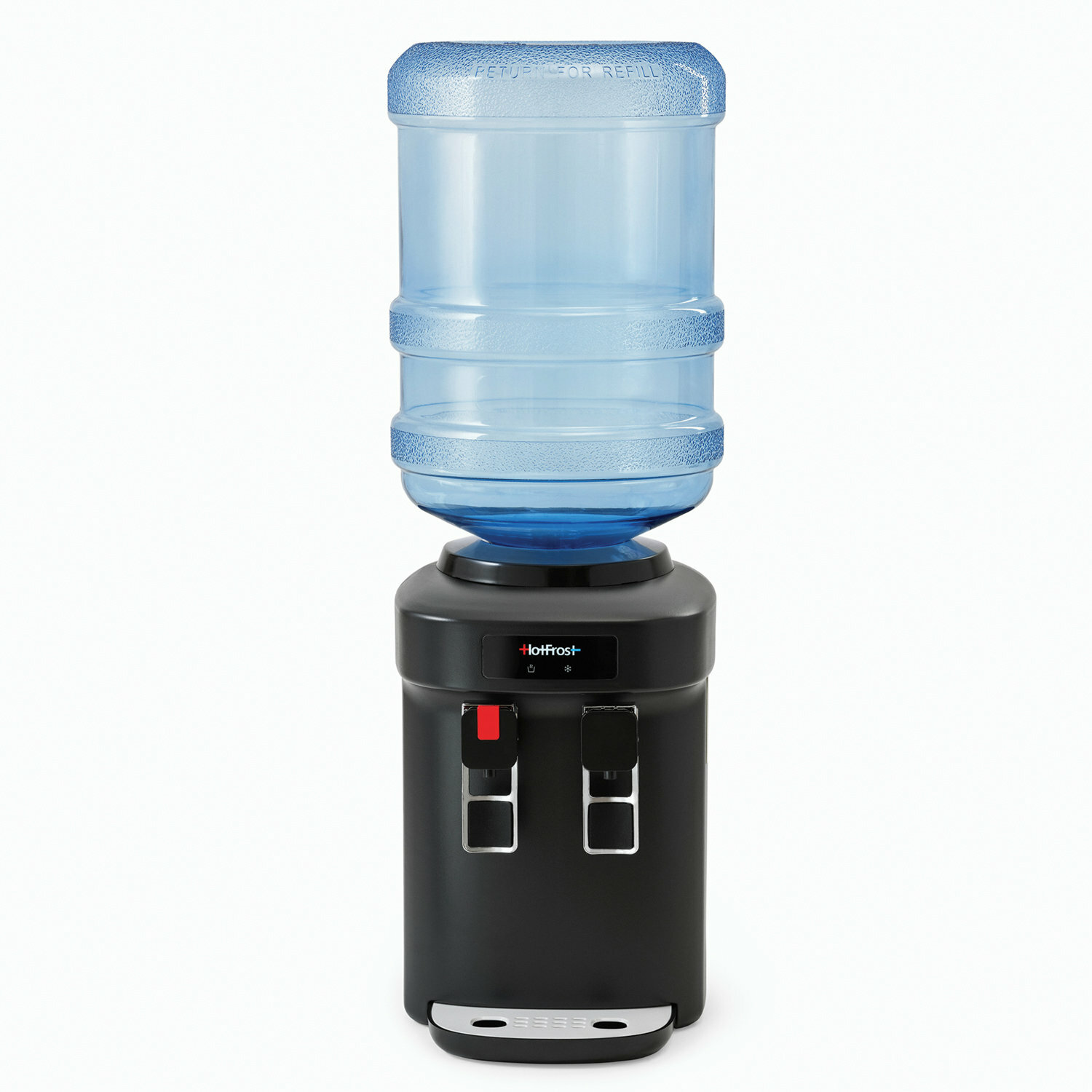 Кулер для воды HOT FROST D65EN, настольный, нагрев/охлаждение электронное, 2 крана, черный, 110206501 - фотография № 4