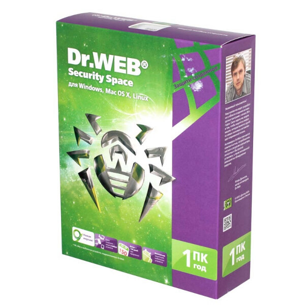   Dr.Web Security Space 1Dt 1 year BHW-B-12M-1-A3