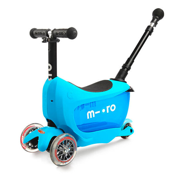 Самокат Micro Mini 2Go Deluxe Plus, цвет Синий