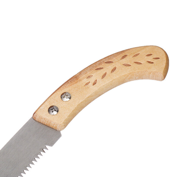 Ножовка садовая, 300 мм, деревянная ручка - фотография № 2