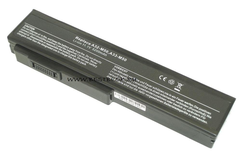Аккумулятор (батарея) для ноутбука Asus A32-N61 (5200 mAh)