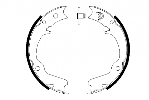 Комплект тормозных колодок стояночная тормозная система Bosch 0986487681 Subaru: 26698AC000 26298AA020 BS900 Subaru