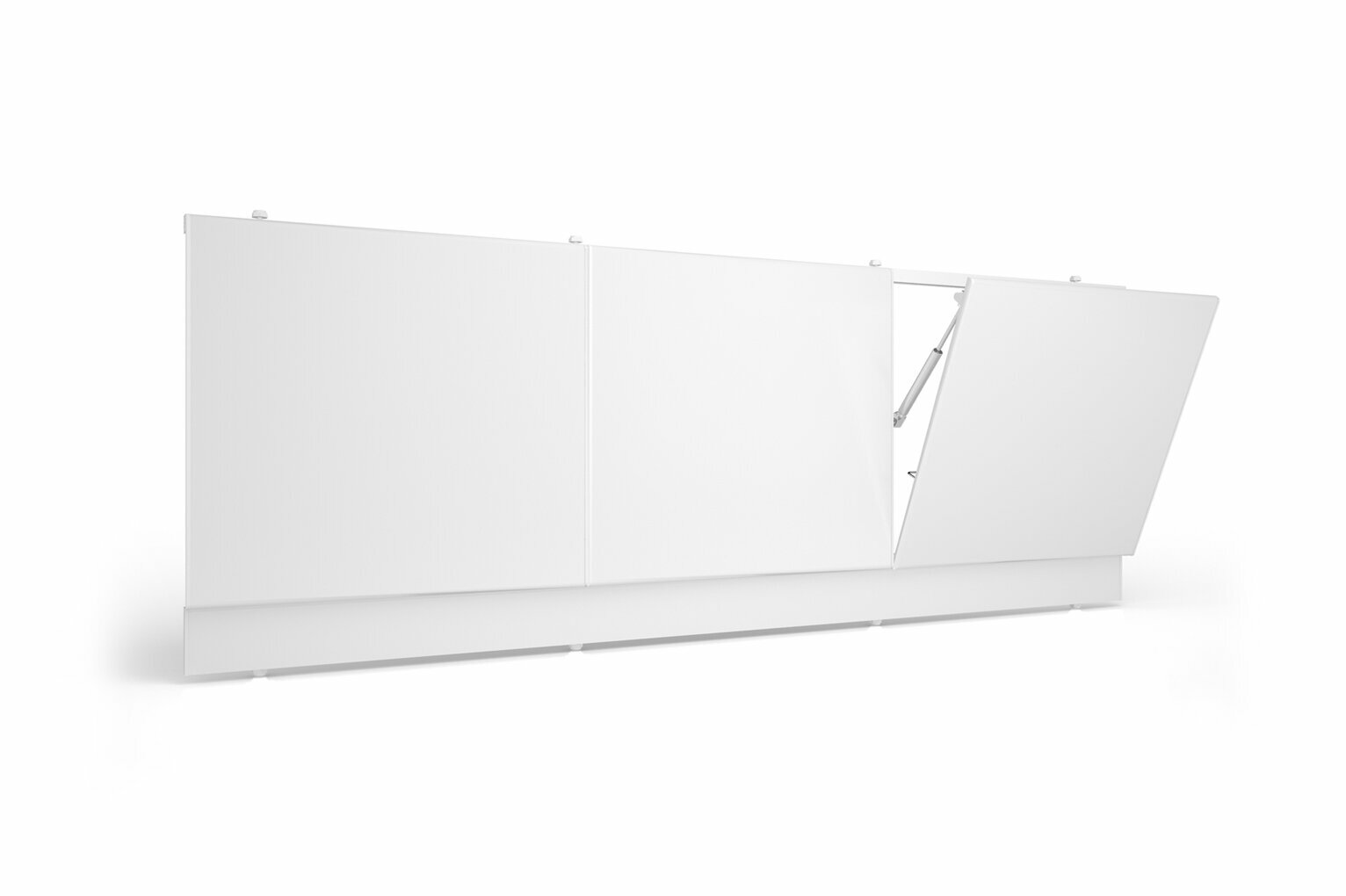 Экран под ванну Метакам 1490*540*75 с откидными дверцами, белый глянцевый