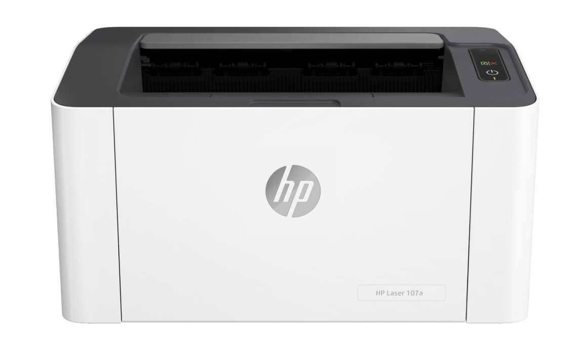 Принтер лазерный монохромный HP Laser 107a A4, 20 стр/мин, USB 2.0, Белый/Черный 4ZB77A