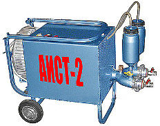 Установка АИСТ-2 для сушки и талькирования пожарных рукавов (на 2 рукава)