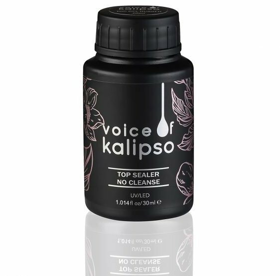 Voice of Kalipso Top Sealer No Cleanse Верхнее покрытие для гель-лака без липкого слоя, 30 мл