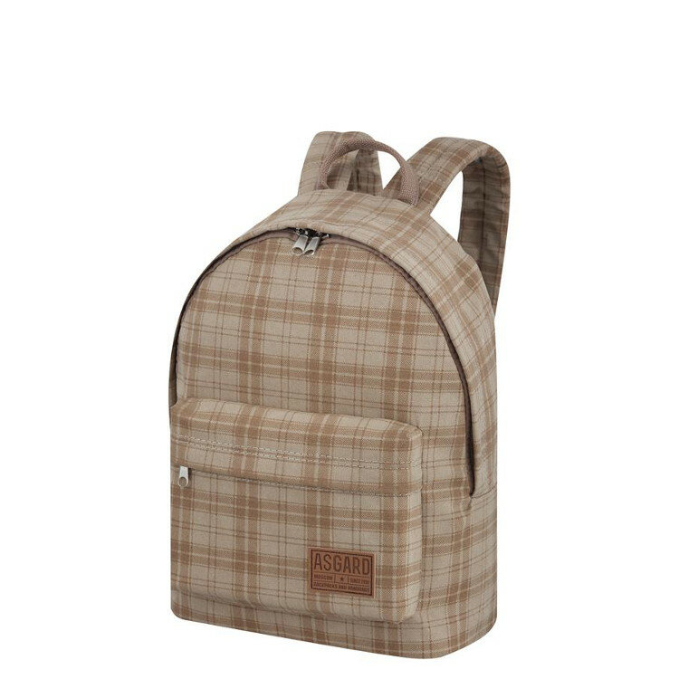 Рюкзак Asgard Р-5137Х Шотландка бежевый - хаки