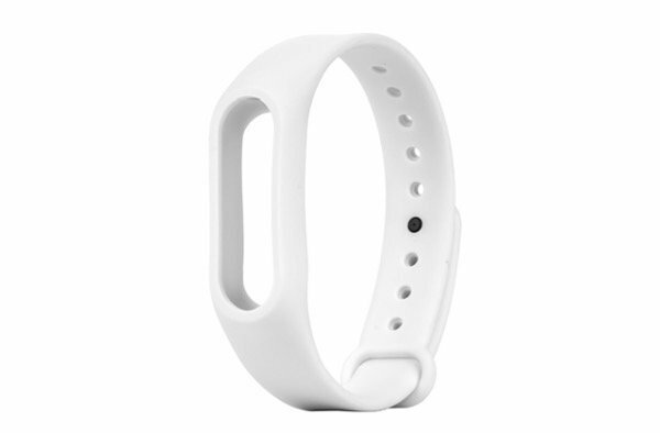 Ремешок силиконовый для Xiaomi Mi Band 2 (White/Белый)