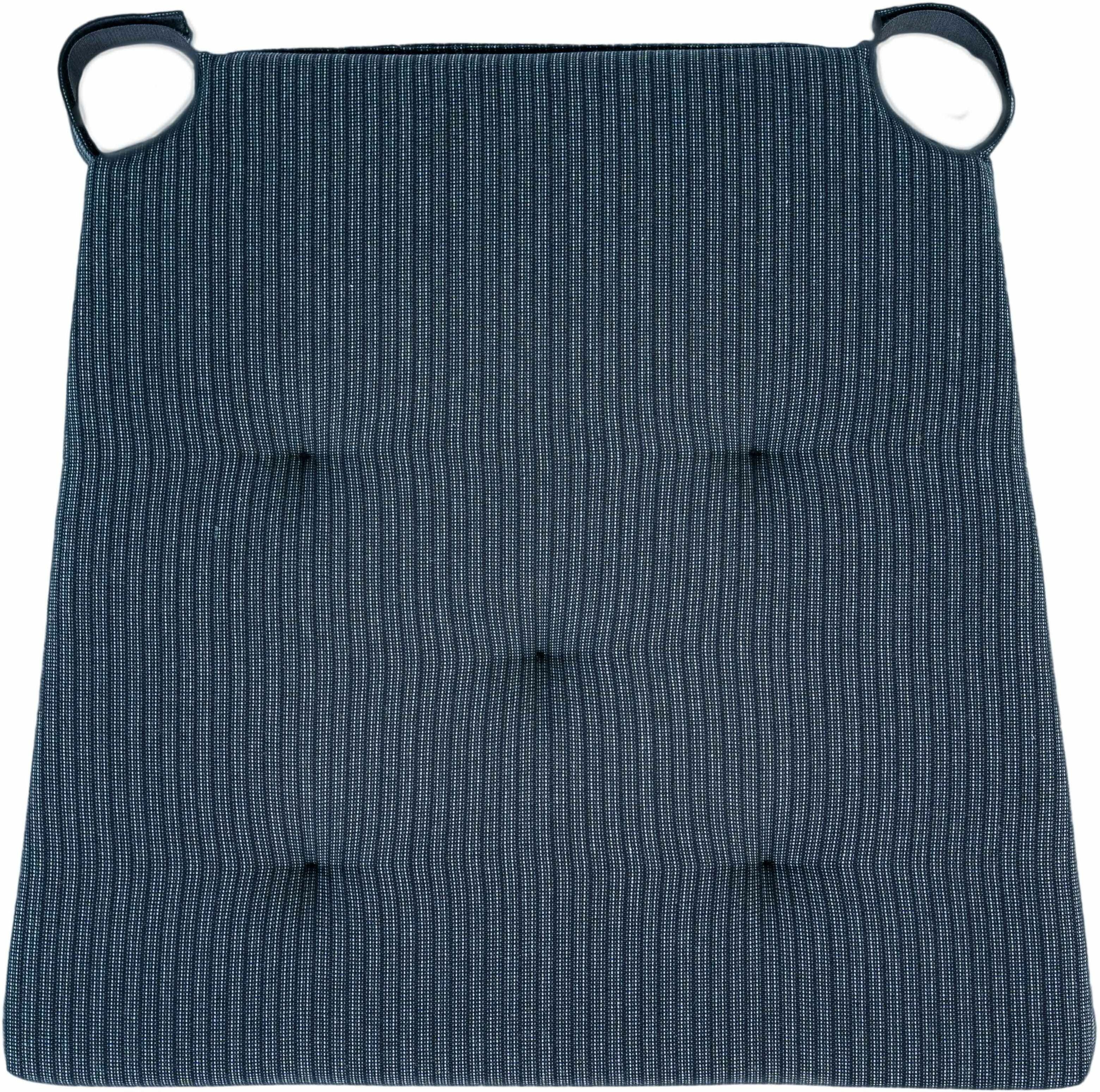 Подушка на стул justina темн-синяя 35х40х4 см