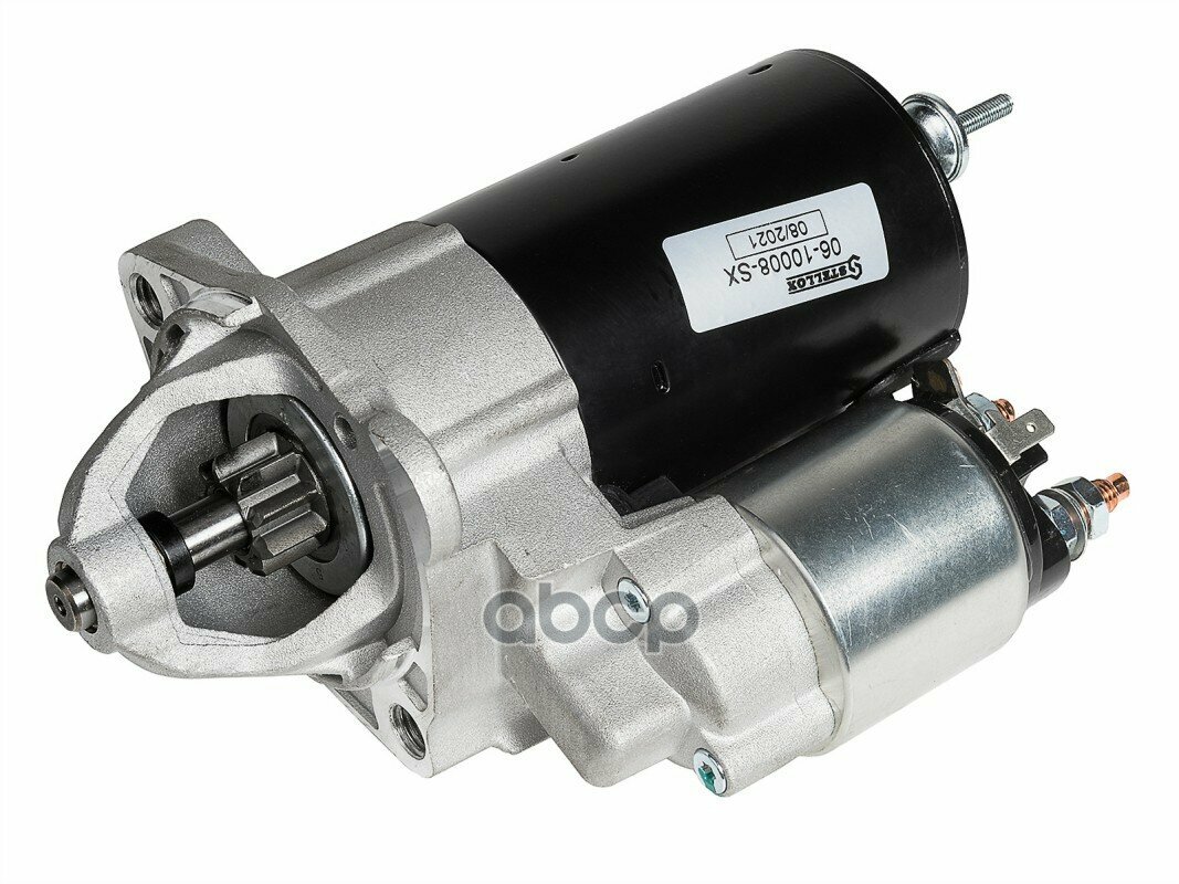 06-10008-Sx_стартер! 12v 1.1kw 9taudi 80/A4/A6 Vw Passat 1.6-2.0i/1.8t 90-05 Stellox арт. 0610008SX