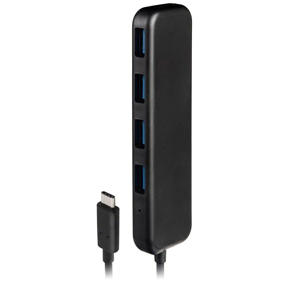 Мульти хаб Rombica Type-C Hub 4 x USB 3.0 чёрный (TC-00020)