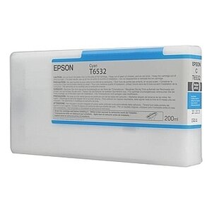 Epson Картридж Epson T6532 Cyan C13T653200