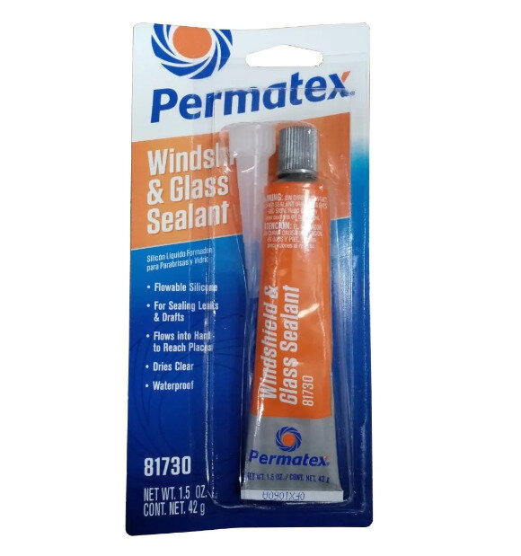фото Герметик для стекол, люков, фар, фонарей прозрачный суперпроникающий 42г PERMATEX