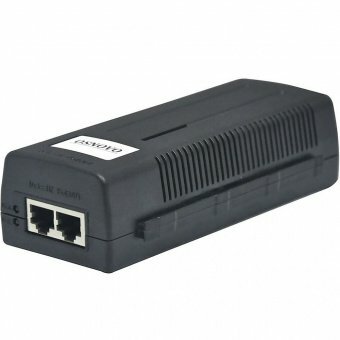 PoE-инжектор OSNOVO Midspan-1/300G Gigabit Ethernet на 1 порт, мощность PoE - до 30W