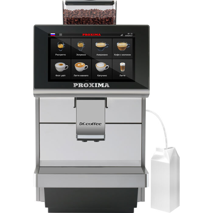 Кофемашина DR. COFFEE PROXIMA M12 Plus, зерновая, суперавтомат, водопровод, две помпы - фотография № 1