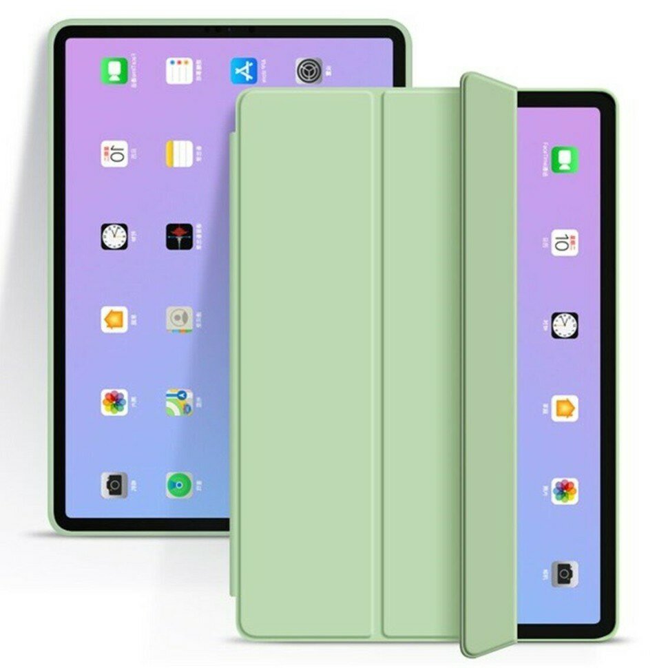 Чехол Smart Case Slim Design GOOJODOQ для iPad Pro 11 (2022 2021 2020) (зеленый)