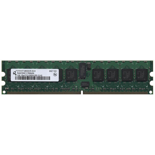 Модуль памяти Qimonda 1GB DD2 PC2-5300R 667MHz ECC Reg (HYS72T128000HR-3S-B)